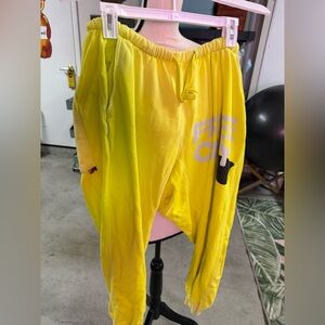 Freecity Bright Yellow Joggers